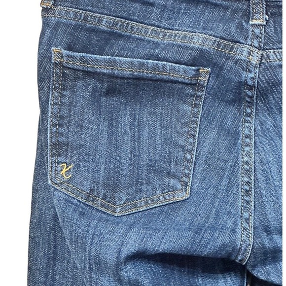KUT FROM THE KLOTH Size 2 Dark Wash Jeans Style #KP494MS1 Straight Leg Mid Rise - Picture 3 of 12